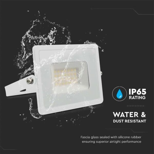 LED Προβολέας 30W Λευκός V-TAC IP65 100° 2510lm Ψυχρό Λευκό 6400K – 215957