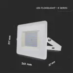 LED Προβολέας 100W Λευκός V-TAC IP65 100° 8700lm Θερμό 3000Κ – 215967