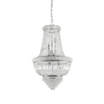 IDEAL LUX Κρεμαστό Φωτιστικό DUBAI 10xE14 Χρωμίου – 215969