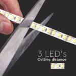 LED Ταινία 18W V-TAC Dimmable 2000lm/m CRI>95 Φυσικό Λευκό 4000K 5 Μέτρα – 212163