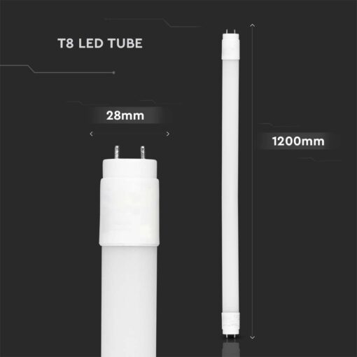 Λάμπα LED G13 T8 SMD Nano-Plastic 18W 1.2m 6400K V-TAC – 216264