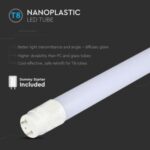 Λάμπα LED G13 T8 SMD Nano-Plastic 20W 1.5m θερμό λευκό 3000K non rotatable V-TAC – 216265