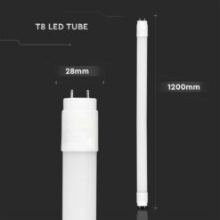 Λάμπα LED G13 T8  18W 120cm  V-TAC 1850lm Φυσικό Λευκό 4000K – 216273