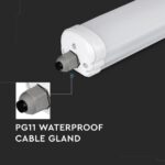 LED Αδιάβροχο IP65 Φωτιστικό Τύπου Φθορίου 18W V-TAC 60cm Ψυχρό 6500K – 216282