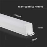 LED Φωτιστικό Πάγκου/Κουζίνας με Διακόπτη T5 30cm 4W V-TAC PRO Samsung Chip Ψυχρό 6400K – 21691