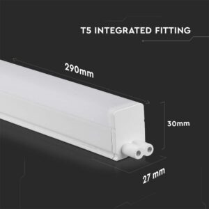 LED Φωτιστικό Πάγκου/Κουζίνας με Διακόπτη T5 30cm 4W V-TAC PRO Samsung Chip Ψυχρό 6400K – 21691