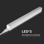 LED Φωτιστικό Πάγκου/Κουζίνας με Διακόπτη T5 30cm 4W V-TAC PRO Samsung Chip Ψυχρό 6400K – 21691