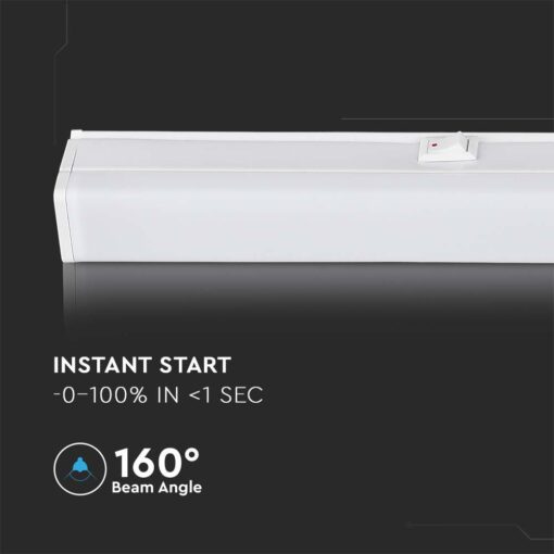 LED Φωτιστικό Πάγκου/Κουζίνας με Διακόπτη T5 30cm 4W V-TAC PRO Samsung Chip Ψυχρό 6400K – 21691