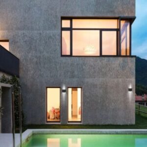 LED απλίκα 5W στρογγυλή μαύρο σώμα 3000K θερμό λευκό IP65 V-TAC – 217081