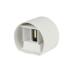 LED επιτοίχιο φωτιστικό 5W στρογγυλό λευκό σώμα 4000K φυσικό λευκό V-TAC – 217091