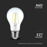  Λάμπα LED E27 Filament 4W Ψυχρό 6500K V-TAC – 217120VT