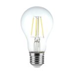  Λάμπα LED E27 Filament 4W Ψυχρό 6500K V-TAC – 217120VT
