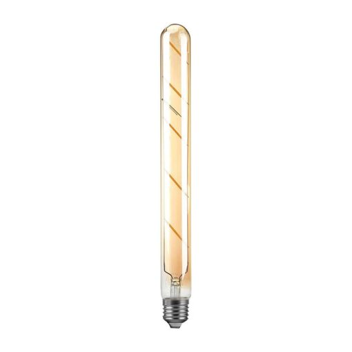 LED Λάμπα E27 T30 30cm 5W Filament Amber V-TAC 300° 500lm Θερμό Λευκό 2200Κ – 217142