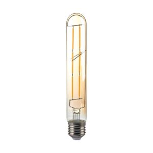 LED Λάμπα E27 T30 Σωληνωτή 6W Filament Amber Cover V-TAC 2200K – 217143