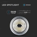 LED Λάμπα AR111 GU10 12W V-TAC Θερμό Λευκό 3000K – 217235