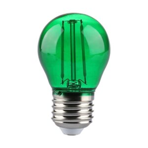 LED Λάμπα – 2W Filament E27 G45 Green V-TAC – 217411
