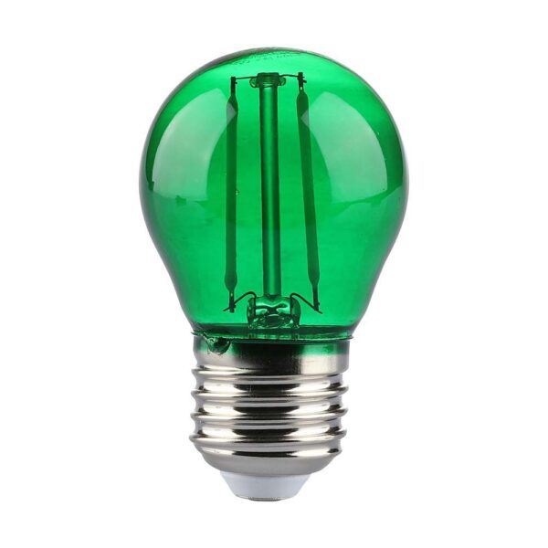 LED Λάμπα – 2W Filament E27 G45 Green V-TAC – 217411