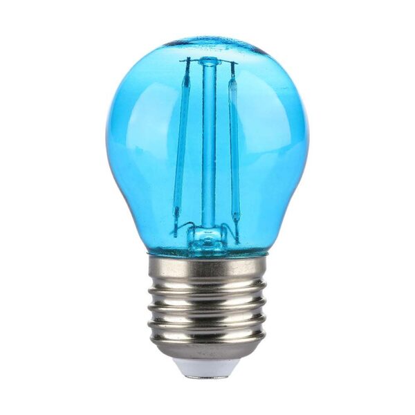 LED Λάμπα – 2W Filament E27 G45 Blue V-TAC – 217412