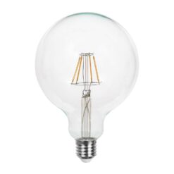 LED Λάμπα 12W Filament E27 G125 Clear Cover 4000K V-TAC – 217454