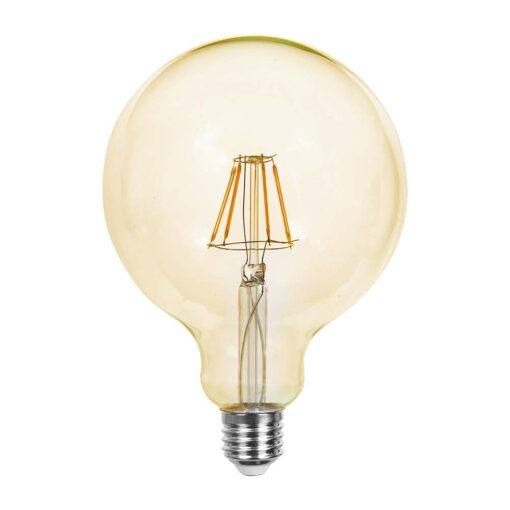 LED Λάμπα 12W Filament  E27 G125 Clear Cover 2200K V-TAC – 217456