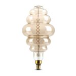LED Λάμπα E27 S200 39cm 8W Dimmable Filament Smoky V-TAC 300° 500lm Θερμό 1800Κ – 217465