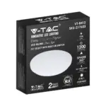 LED πλαφονιέρα 12W στρογγυλή, 3 σε 1 φωτισμός (Ψυχρό, Φυσικό & Θερμό λευκό), σε Λευκό σώμα V-TAC – 217603
