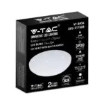 LED Πλαφονιέρα 36W Στρογγυλή CCT σε Λευκό Σώμα και Έναστρο Κάλυμμα V-TAC – 217608