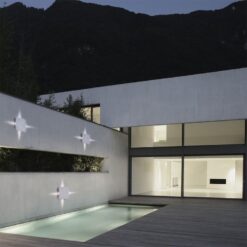 LED απλίκα 4W τετράγωνη 4000K φυσικό λευκό με λευκό σώμα IP65 V-TAC – 218210