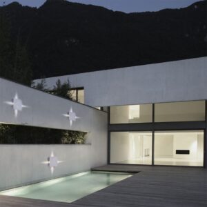 LED απλίκα 4W τετράγωνη 4000K φυσικό λευκό με λευκό σώμα IP65 V-TAC – 218210