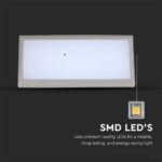 LED Φωτιστικό Απλίκα Γωνία 12W V-TAC Γκρι IP65 Θερμό 3000Κ – 218233