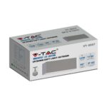 LED Φωτιστικό Απλίκα Up-Down 12W V-TAC Γκρι Αδιάβροχο IP65 Θερμό 3000Κ – 218242