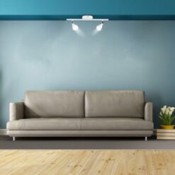 LED επιτοίχιο/οροφής φωτιστικό 9W 3000K θερμό λευκό με λευκό σώμα V-TAC – 218266