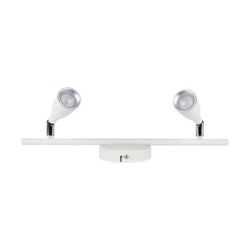 LED επιτοίχιο/οροφής φωτιστικό 9W 3000K θερμό λευκό με λευκό σώμα V-TAC – 218266