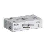 Φωτιστικό Τοίχου Περιστρεφόμενο 10W V-TAC Γκρι Αδιάβροχο IP65   Φυσικό  4000Κ – 218292