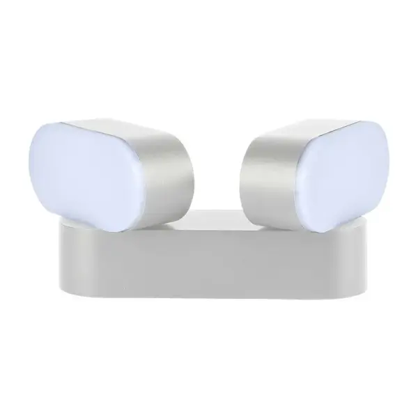 Φωτιστικό Τοίχου Περιστρεφόμενο 10W V-TAC Γκρι Αδιάβροχο IP65   Φυσικό  4000Κ – 218292