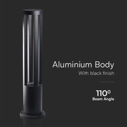 LED Επιδαπέδιο Φωτιστικό 10W V-TAC 80cm Αδιάβροχο IP65 Γκρι Θερμό 3000K – 218328