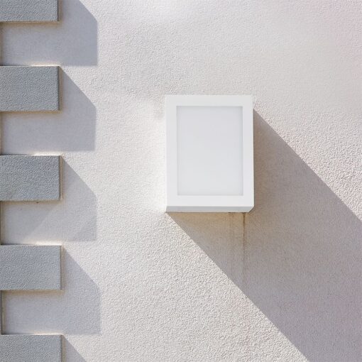LED Επιτοίχιο Φωτιστικό Εξωτερικού Χώρου Λευκό 12W IP65 Θερμό  3000K V-TAC – 218334