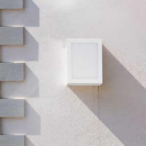 LED αδιάβροχο φωτιστικό 12W IP65 με λευκό σώμα V-TAC 4000K Φυσικό – 218335