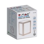 LED Επιτοίχιο Φωτιστικό Εξωτερικού Χώρου Λευκό 12W IP65 Θερμό  3000K V-TAC – 218334