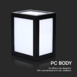 Επιτοίχιο Φωτιστικό LED 12W 6400K IP65 Μαύρου Χρώματος V-TAC – 218342VT