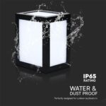 Επιτοίχιο Φωτιστικό LED 12W 6400K IP65 Μαύρου Χρώματος V-TAC – 218342VT