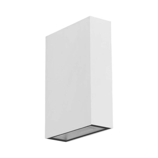 LED Φωτιστικό Τοίχου Up-Down Λευκό 4W V-TAC IP65 Θερμό 3000K – 218560