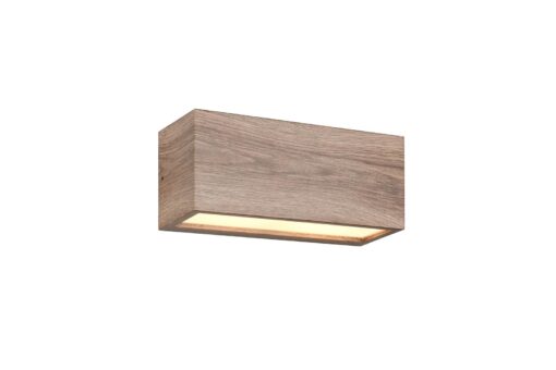 Απλίκα Τοίχου Up-Down σε Απόχωση Ξύλου MAYENNE 2x E14 IP44 Trio Lighting – 218560235