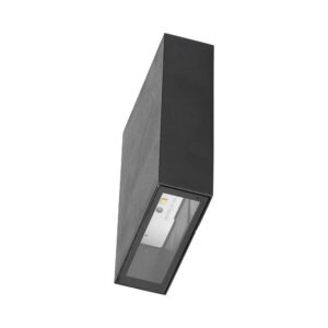 LED Φωτιστικό Τοίχου Up-Down Μαύρο 4W V-TAC IP65 Θερμό 3000K – 218561