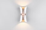 Φωτιστικό Τοίχου Up-Down Λευκό Ματ & Καφέ COAT 2xGU10 Trio Lighting – 218600231