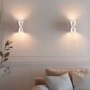 Φωτιστικό Τοίχου Up-Down Λευκό Ματ & Καφέ COAT 2xGU10 Trio Lighting – 218600231