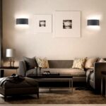 Επιτοίχιο LED φωτιστικό UP-DOWN 5W IP65 μαύρο σώμα 4000K V-TAC – 218616