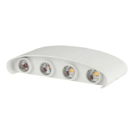 Φωτιστικό Τοίχου 7W LED Up-Down Λευκό V-TAC IP65 Θερμό Λευκό 3000K – 218617