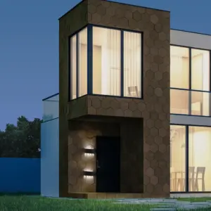 Φωτιστικό Τοίχου 7W LED Up-Down Μαύρο V-TAC IP65 Θερμό Λευκό 3000K – 218619