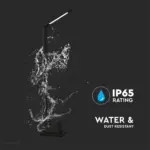 Φωτιστικό Κολωνάκι Κήπου 5W LED V-TAC με Μαύρο Σώμα IP54 Φυσικό Λευκό 4000K  – 218682